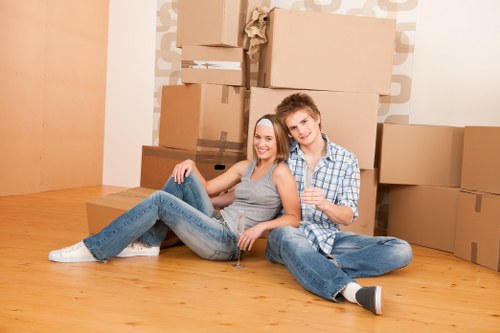 Home moving support for a Tufnell Park residential street