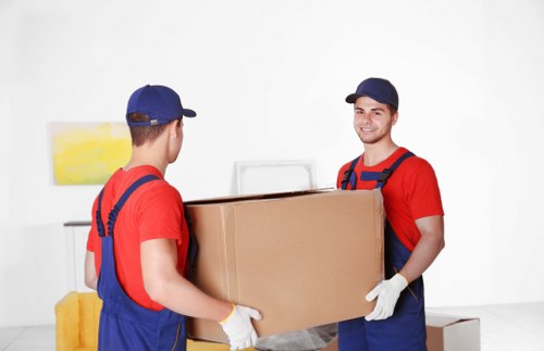 Flat move preparation with a removal van in Tufnell Park