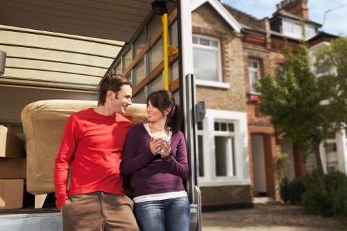Local moving service handling stairs and flat access