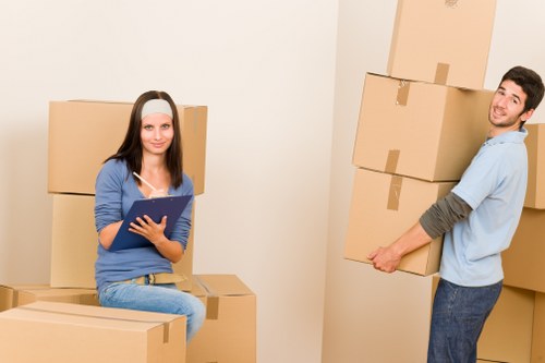 Careful packing and furniture handling for a local move