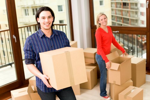 Unpacking support helping a family settle into a new Tufnell Park property